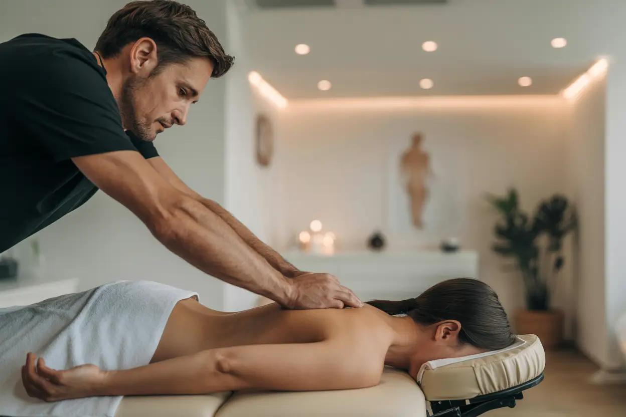 Chronic Pain Massage Victoria 5 Deep Tissue Massage technique demonstration