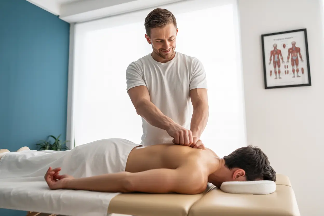 Chronic Pain Massage Victoria 6 Trigger Point Therapy technique demonstration
